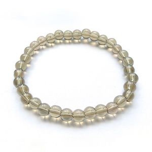 6mm Smokey Quartz Stretch Bracelet Smoky Quartz